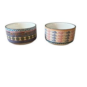 Signature Housewares Ceramic Bowls Set Of Two